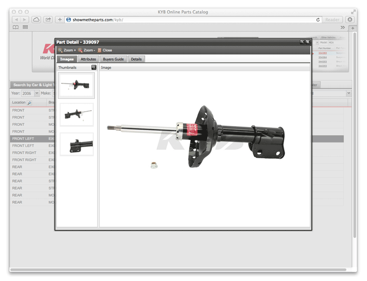 Получаем фото запчасти в разных ракурсах