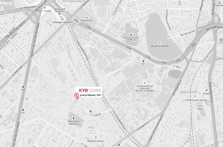 Офис KYBCOM на карте Москвы по адресу улица Карьер, 2с4